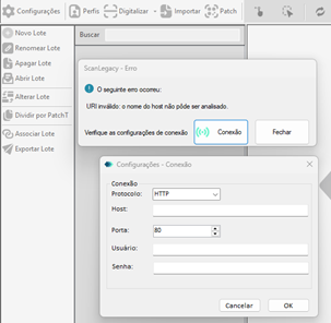 Configuração de Conexão